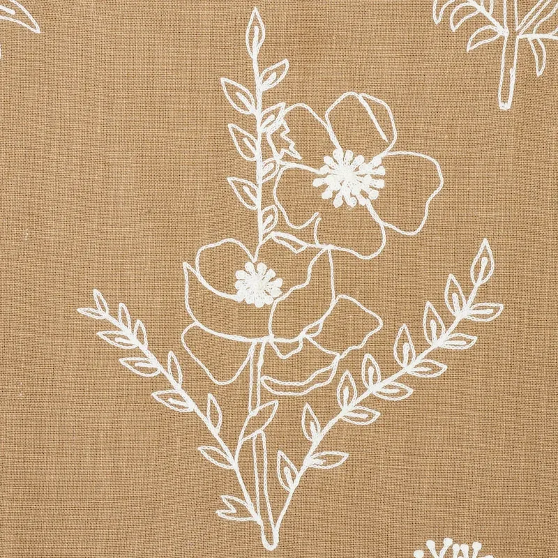 LISBETH EMBROIDERY Fabric – CAMEL | Schumacher | Wallpaper T LISBETH EMBROIDERY fabric CAMEL color by Schumacher