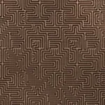 LISBOA VELVET fabric BRONZE color by Schumacher
