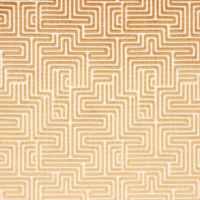 LISBOA VELVET fabric GOLD color by Schumacher