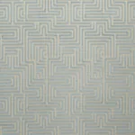 LISBOA VELVET fabric SKY color by Schumacher