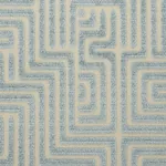 LISBOA VELVET fabric SKY color by Schumacher