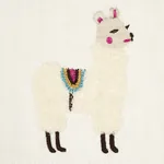 Llama Embroidery Fabric – MULTI | Schumacher | Wallpaper Twi Llama Embroidery fabric MULTI color by Schumacher