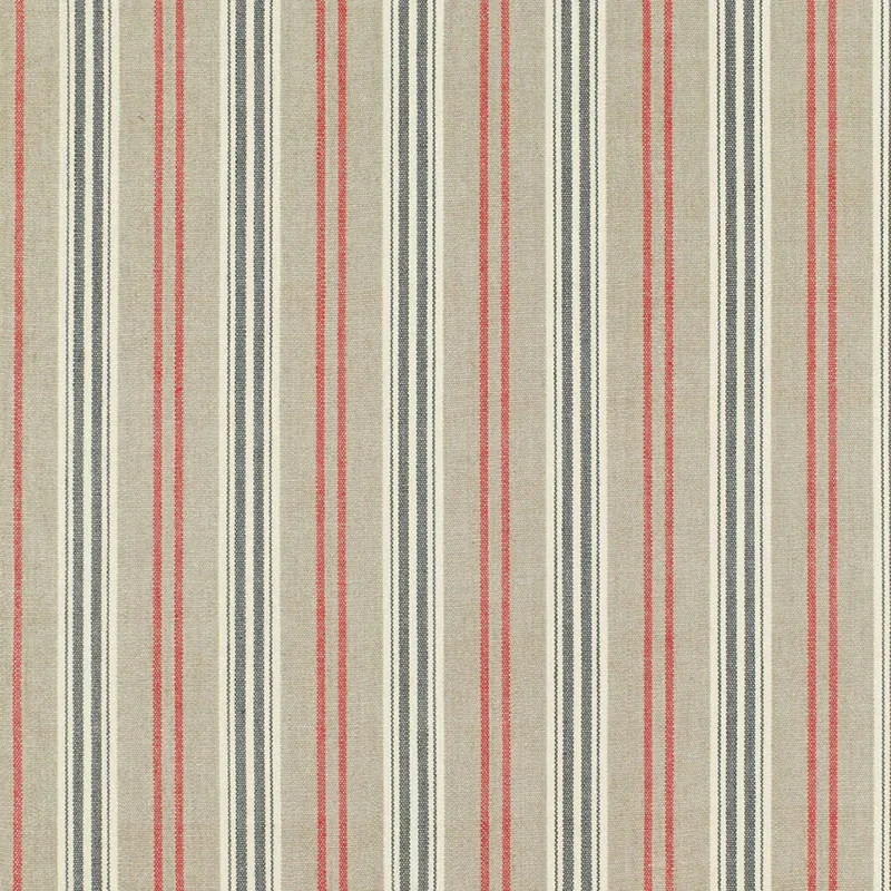 LOIRE JUTE STRIPE fabric NOIR color by Schumacher