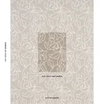 LOLA EMBROIDERY fabric FLAX color by Schumacher