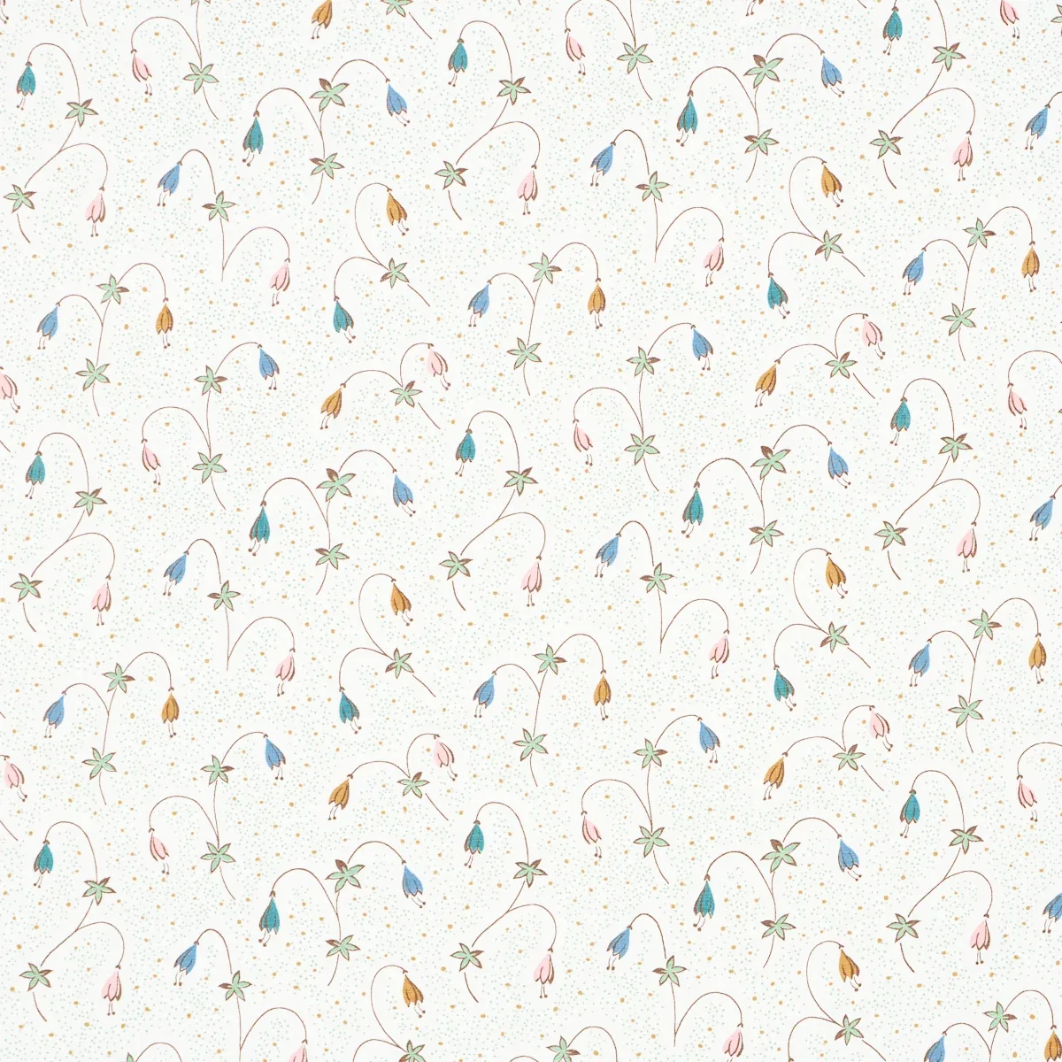 LOLLY FLORAL fabric CONFETTI color by Schumacher