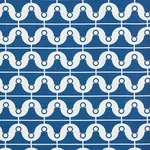 LONDON BRIDGE fabric BLUE color by Schumacher