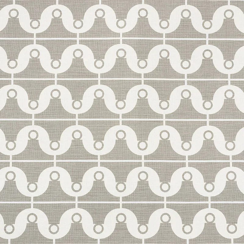 LONDON BRIDGE fabric TAUPE color by Schumacher