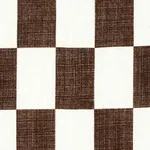 LOOSE CHECK Fabric – BROWN | Schumacher | Wallpaper Twins LOOSE CHECK fabric BROWN color by Schumacher