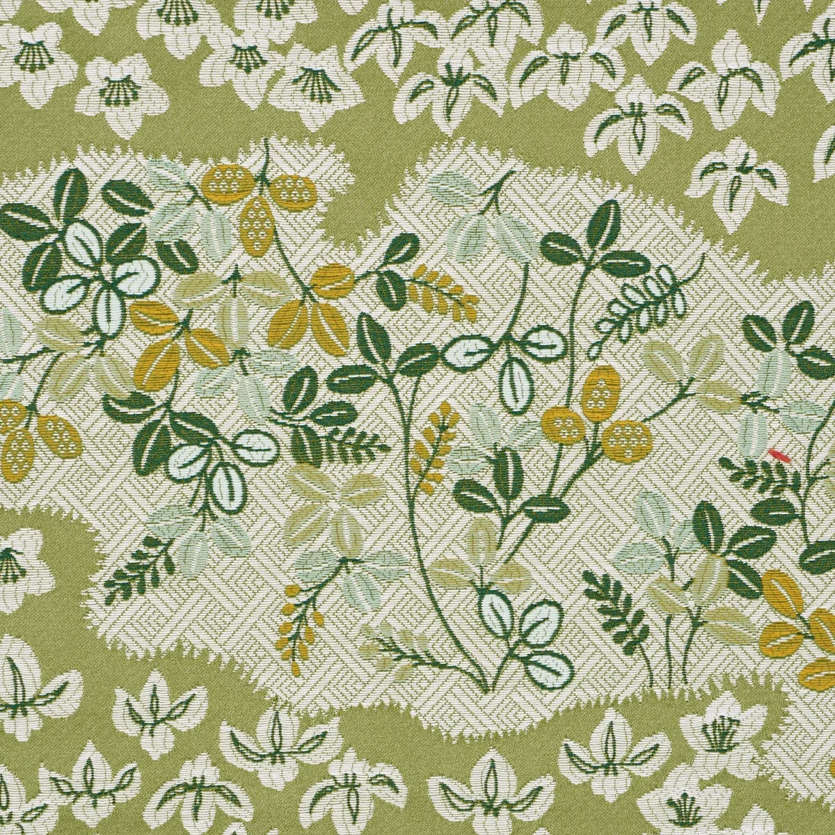 LORENE Fabric – LEAF | Schumacher | Wallpaper Twins LORENE fabric LEAF color by Schumacher