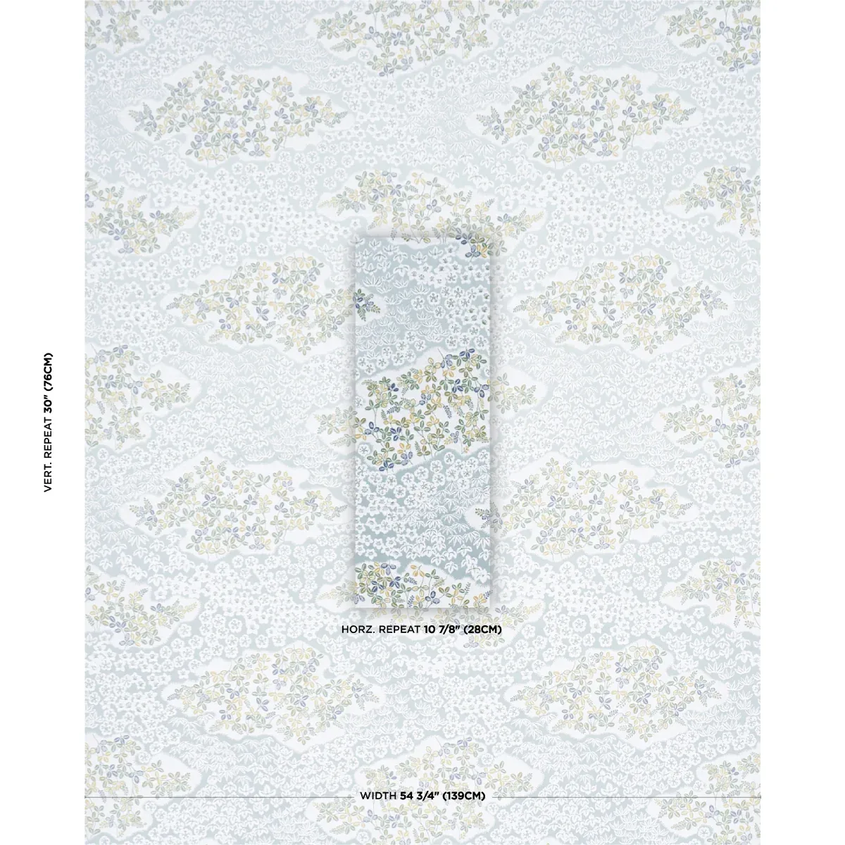 LORENE Fabric – SKY | Schumacher | Wallpaper Twins LORENE fabric SKY color by Schumacher