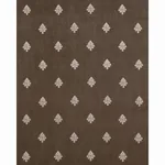 Lorenzo Embroidery fabric COFFEE BEAN color by Schumacher