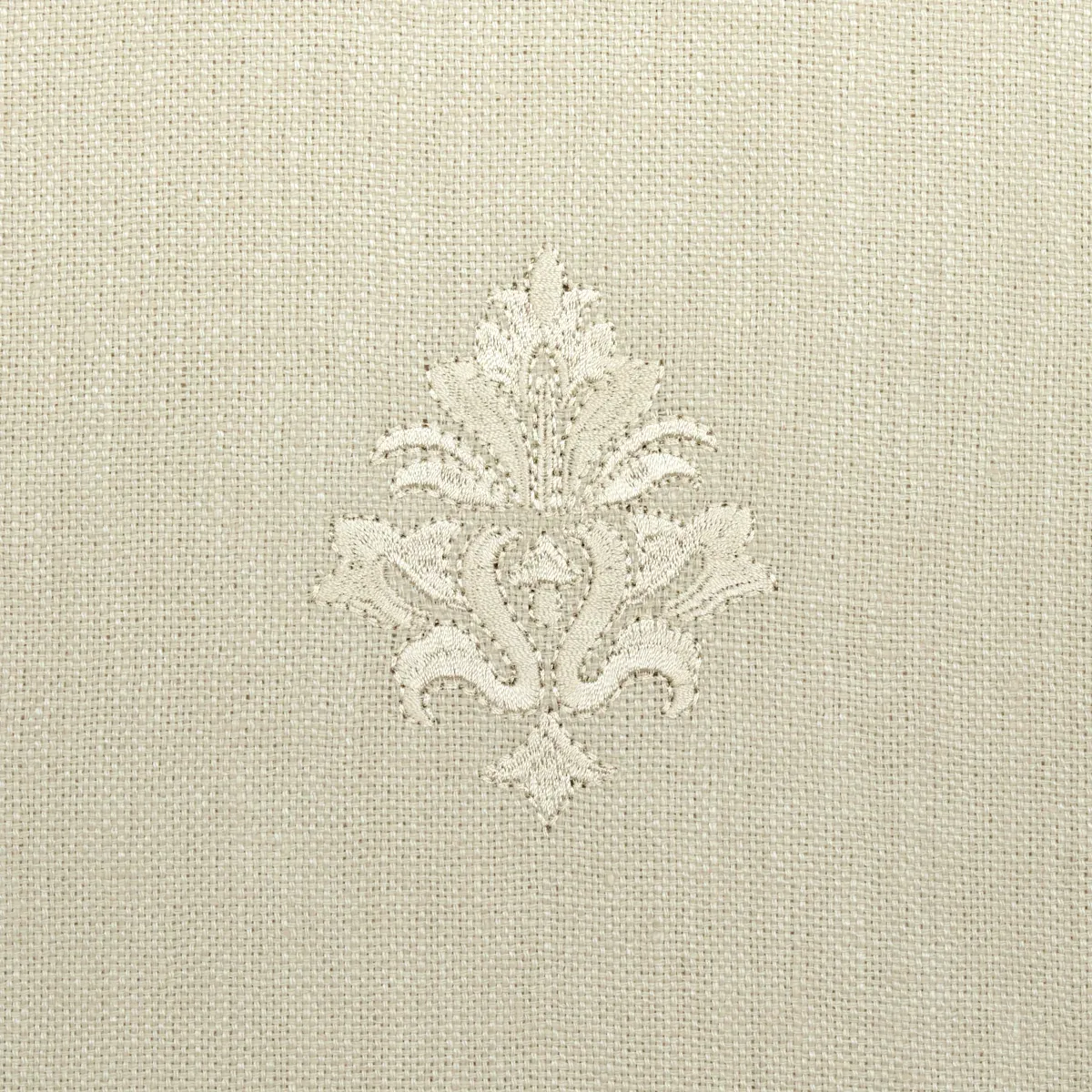 Lorenzo Embroidery fabric NATURAL color by Schumacher