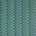 Lorikeet Embroidery Fabric – PEACOCK | Schumacher | Wallpape Lorikeet Embroidery fabric PEACOCK color by Schumacher