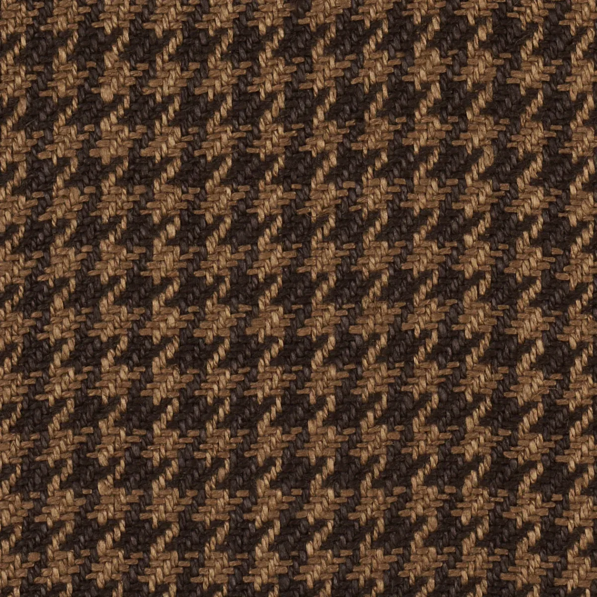 LOTTI LINEN HOUNDSTOOTH Fabric – BROWN | Schumacher | Wallpa LOTTI LINEN HOUNDSTOOTH fabric BROWN color by Schumacher
