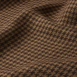 LOTTI LINEN HOUNDSTOOTH Fabric – BROWN | Schumacher | Wallpa LOTTI LINEN HOUNDSTOOTH fabric BROWN color by Schumacher