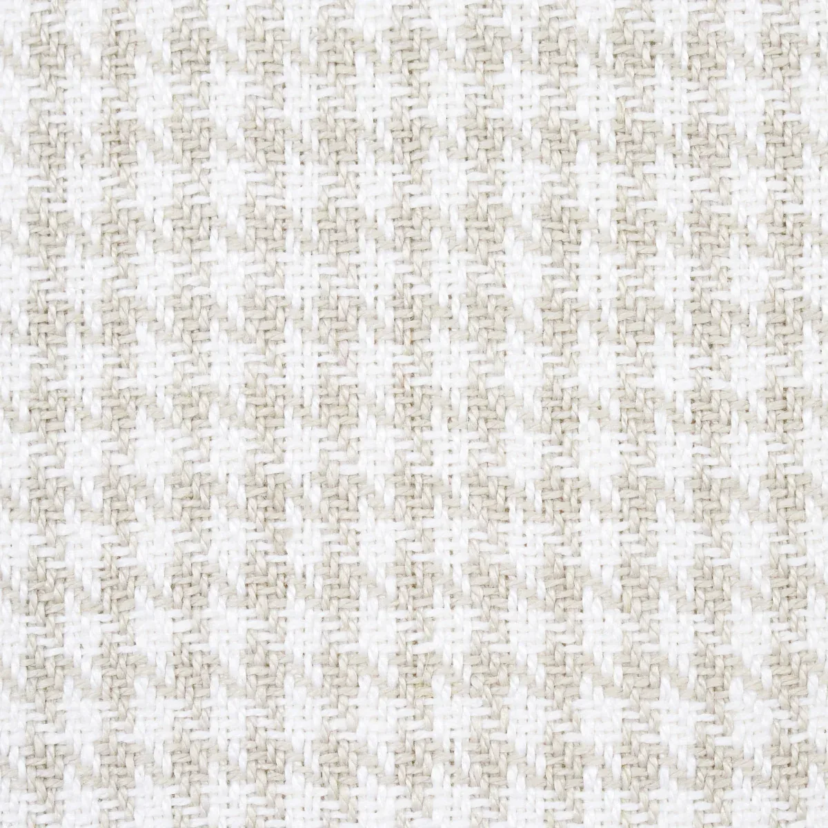 LOTTI LINEN HOUNDSTOOTH fabric GREY color by Schumacher