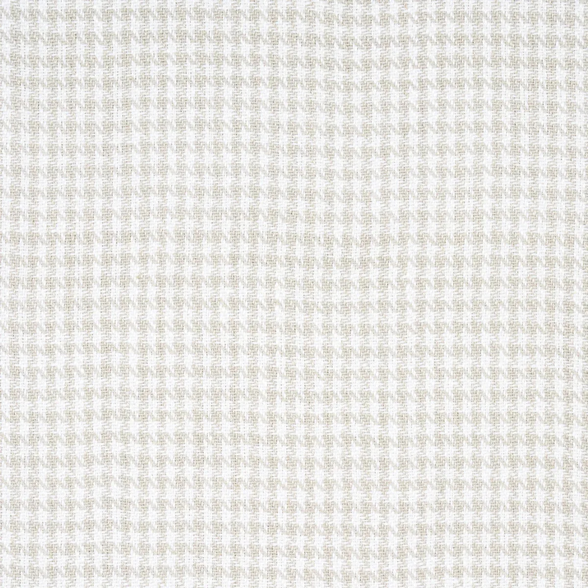 LOTTI LINEN HOUNDSTOOTH fabric GREY color by Schumacher