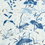 LOTUS GARDEN fabric PORCELAIN color by Schumacher