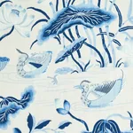 LOTUS GARDEN fabric PORCELAIN color by Schumacher
