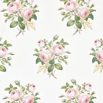 LOUDON ROSE Fabric – BLUSH | Schumacher | Wallpaper Twins LOUDON ROSE fabric BLUSH color by Schumacher
