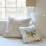 LOUDON ROSE fabric IVORY color by Schumacher