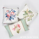 LOUDON ROSE fabric IVORY color by Schumacher
