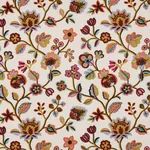 LOULOU EMBROIDERY Fabric – JEWEL | Schumacher | Wallpaper Tw LOULOU EMBROIDERY fabric JEWEL color by Schumacher