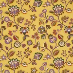 LOULOU EMBROIDERY Fabric – MARIGOLD | Schumacher | Wallpaper LOULOU EMBROIDERY fabric MARIGOLD color by Schumacher