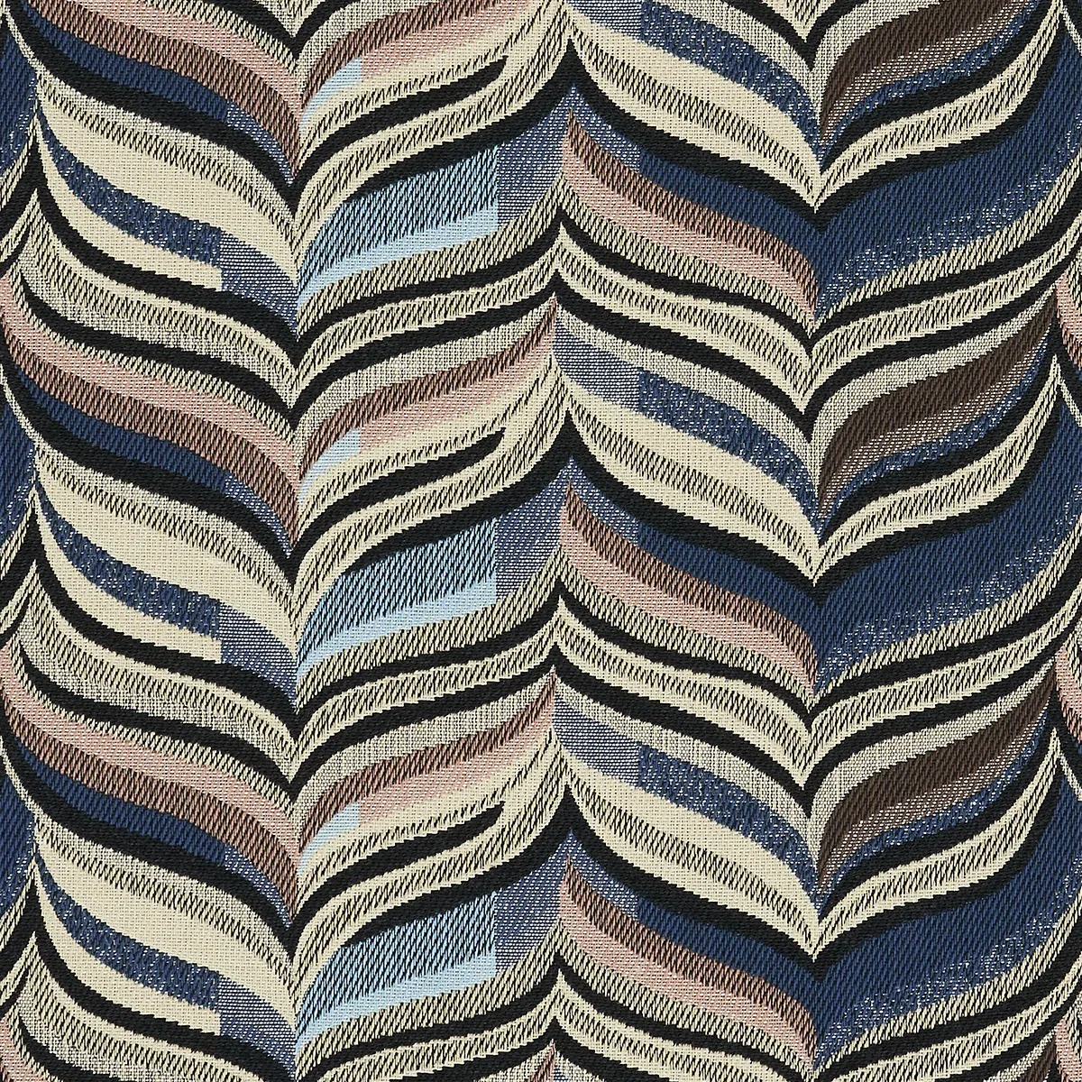 LOULOU fabric OPAL color by Schumacher