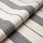 LUBECK STRIPE Fabric – BLACK | Schumacher | Wallpaper Twins LUBECK STRIPE fabric BLACK color by Schumacher