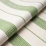LUBECK STRIPE Fabric – GREEN | Schumacher | Wallpaper Twins LUBECK STRIPE fabric GREEN color by Schumacher