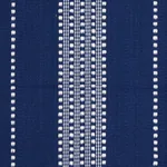 LUBECK STRIPE Fabric – IVORY ON BLUE | Schumacher | Wallpape LUBECK STRIPE fabric IVORY ON BLUE color by Schumacher