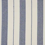 LUBECK STRIPE fabric NAVY color by Schumacher