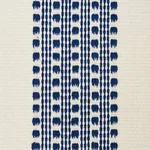 LUBECK STRIPE fabric NAVY color by Schumacher