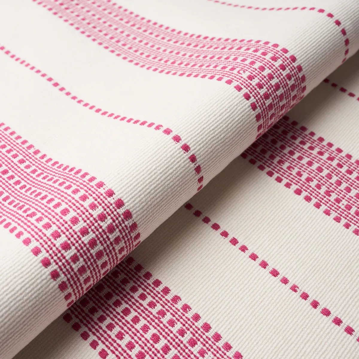 LUBECK STRIPE Fabric – PINK | Schumacher | Wallpaper Twins LUBECK STRIPE fabric PINK color by Schumacher