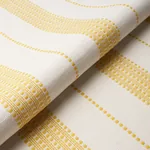 LUBECK STRIPE Fabric – YELLOW | Schumacher | Wallpaper Twins LUBECK STRIPE fabric YELLOW color by Schumacher