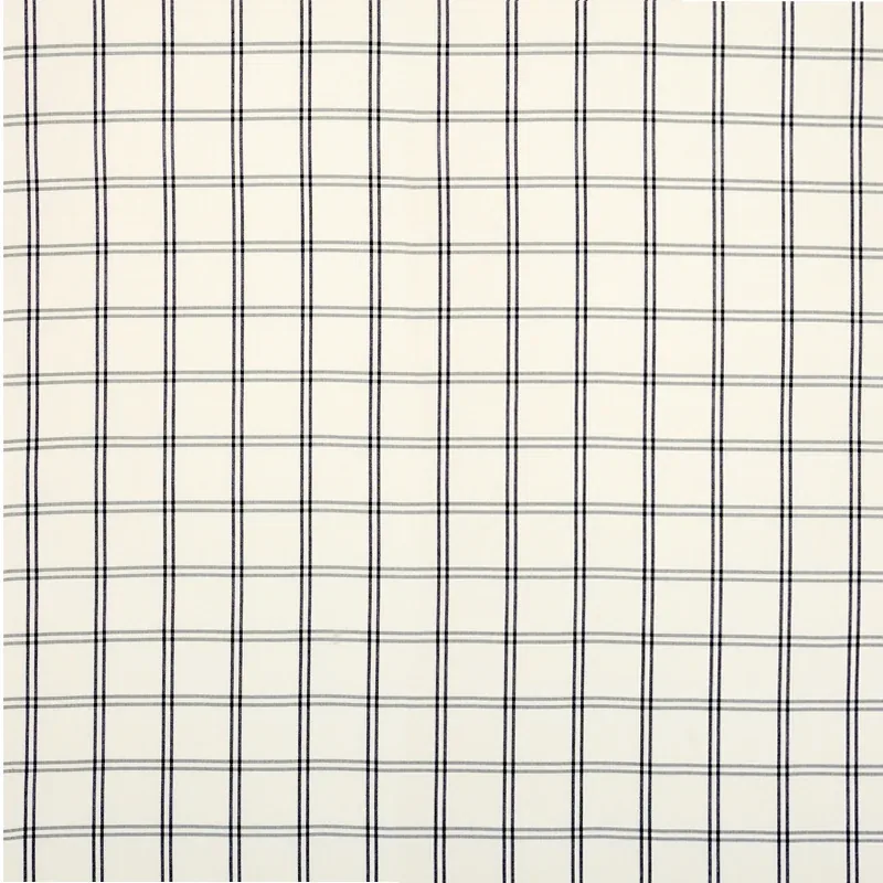 LUBERON PLAID Fabric – BLACK | Schumacher | Wallpaper Twins LUBERON PLAID fabric BLACK color by Schumacher