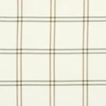 LUBERON PLAID fabric NATURAL color by Schumacher