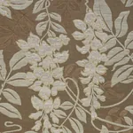 LUCIA WISTERIA Fabric – SABLE | Schumacher | Wallpaper Twins LUCIA WISTERIA fabric SABLE color by Schumacher