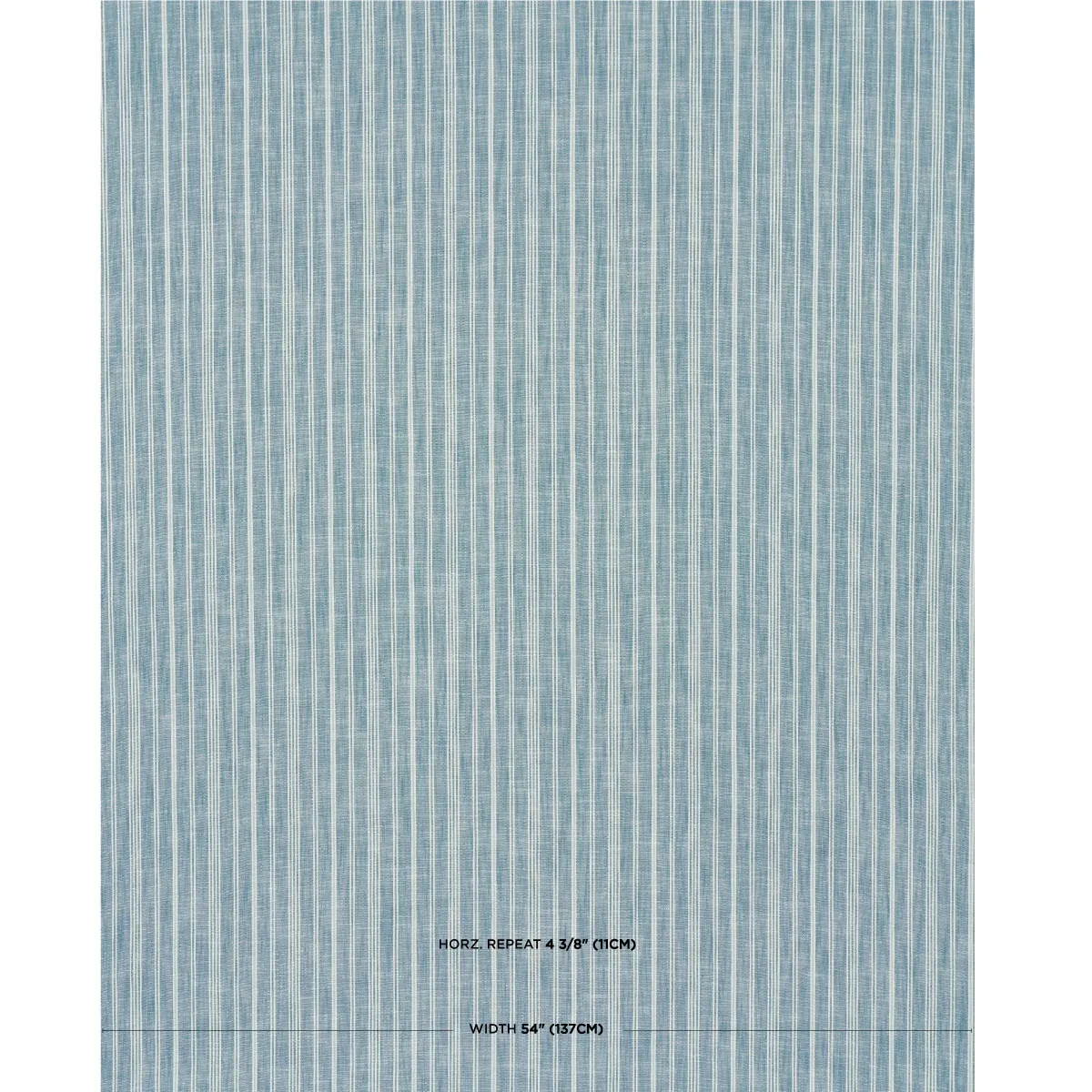 LUCY STRIPE Fabric – INDIGO | Schumacher | Wallpaper Twins LUCY STRIPE fabric INDIGO color by Schumacher