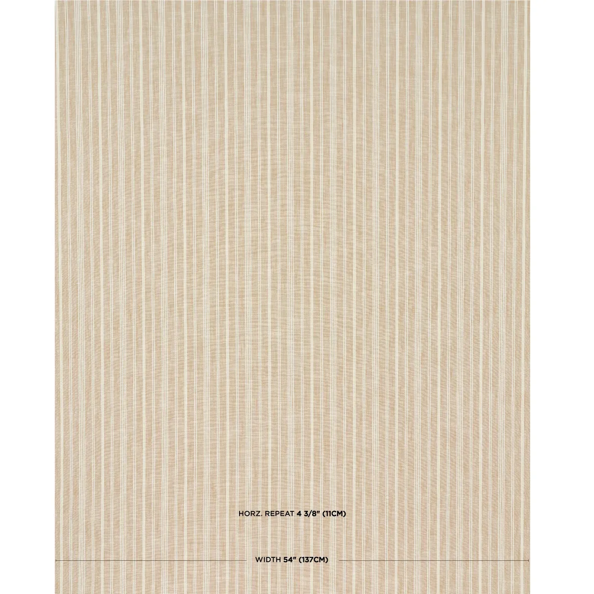 LUCY STRIPE fabric NEUTRAL color by Schumacher
