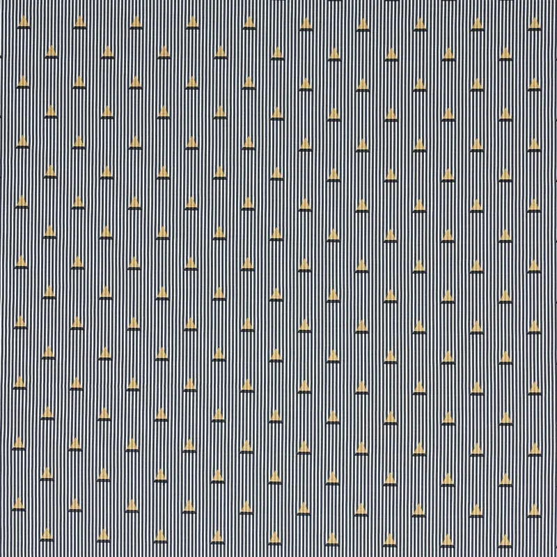 LUDUS STRIPE fabric BLACK color by Schumacher