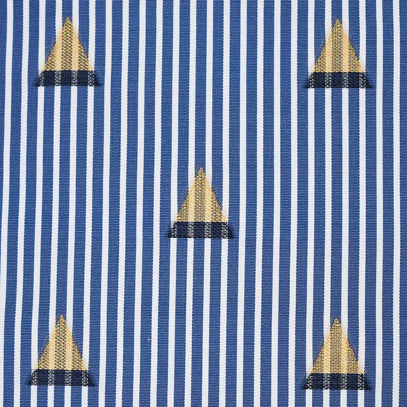 LUDUS STRIPE Fabric – BLUE | Schumacher | Wallpaper Twins LUDUS STRIPE fabric BLUE color by Schumacher