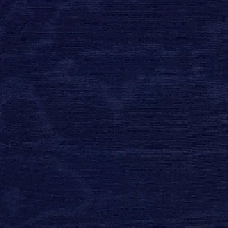 LUNA MOIRÉ fabric MARINE color by Schumacher