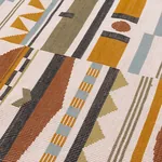 LUNAR HAND WOVEN BROCADE fabric RAVINE color by Schumacher