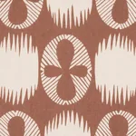LUNARIA fabric BLUSH ON TERRACOTTA color by Schumacher