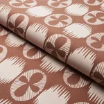 LUNARIA fabric BLUSH ON TERRACOTTA color by Schumacher