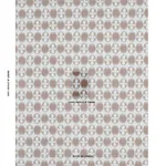 LUNARIA fabric BROWN ON SKY color by Schumacher