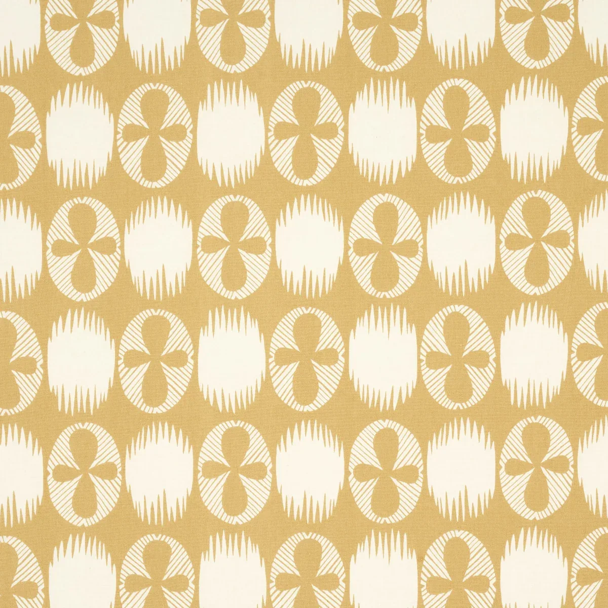 LUNARIA fabric OCHRE color by Schumacher