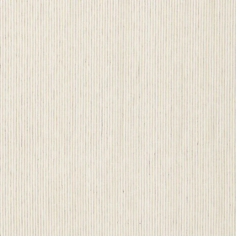 MACKAY LINEN STRIPE SHEER fabric PEBBLE color by Schumacher